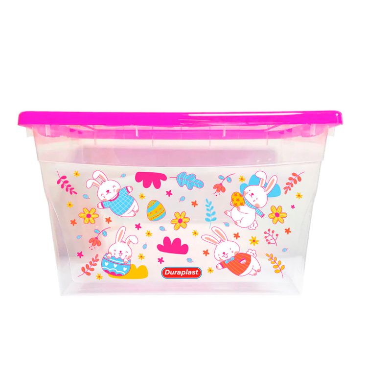 Caja Organizadora Preferida Duraplast Conejo Pascua 28L