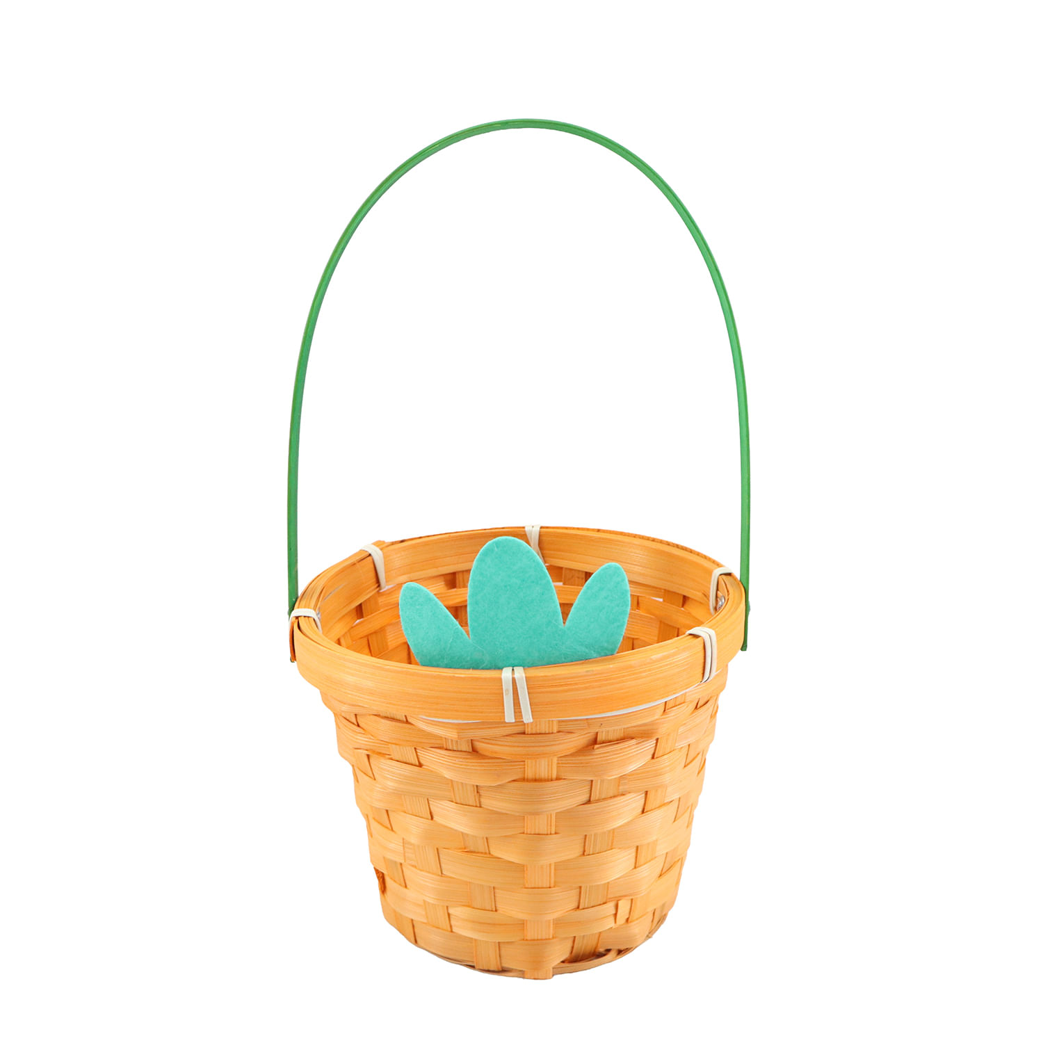 Canasto Zanahoria Bambu Pascua 26