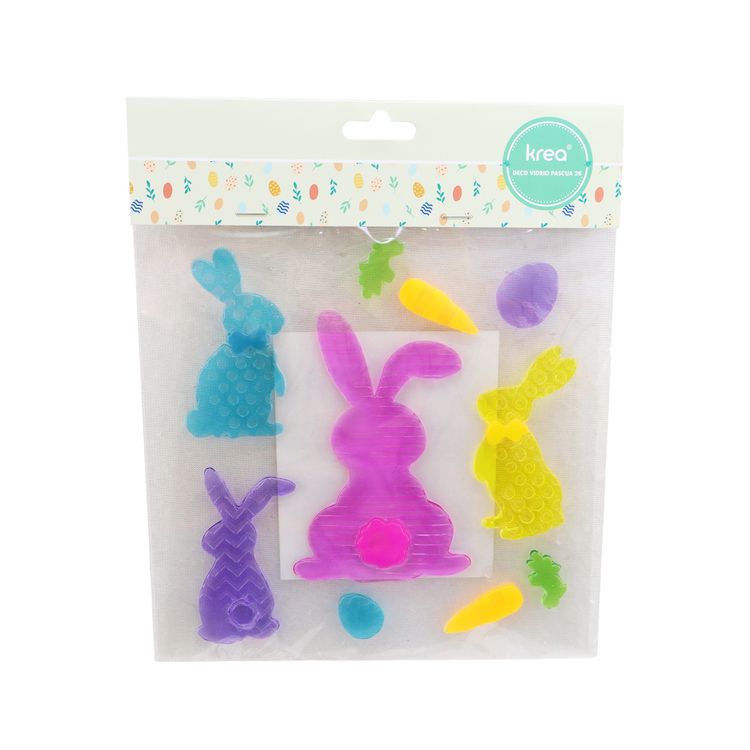 Deco Vidrio Krea Pascua 20x20cm Pascua