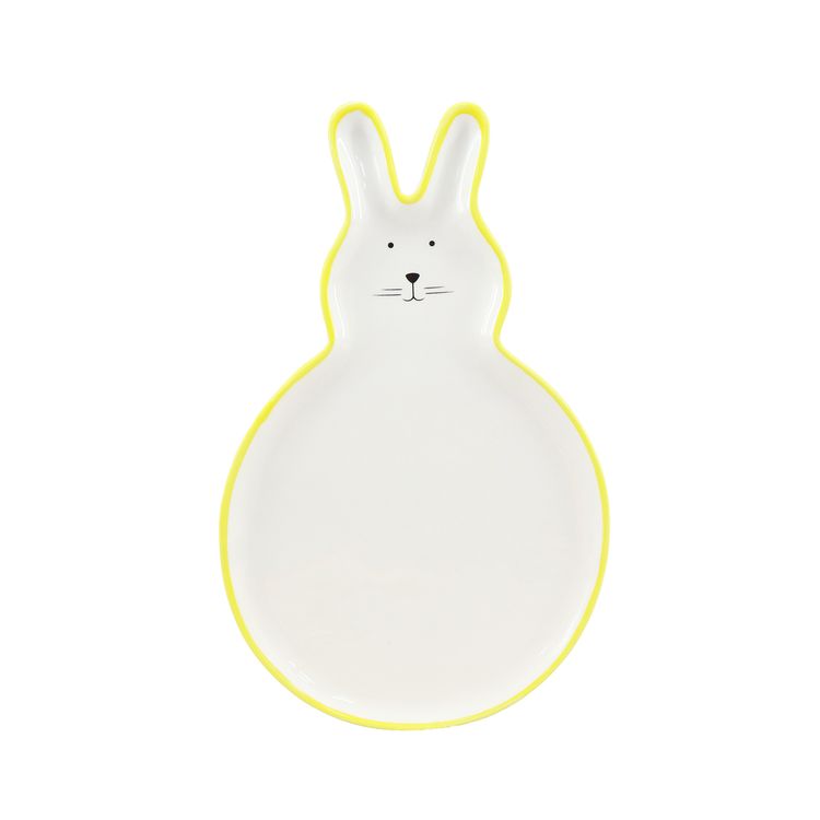 Plato Forma Krea Conejo Pascua