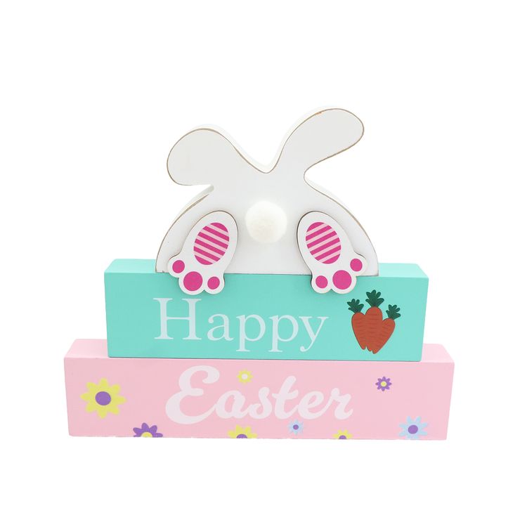 Decoracion Conejo Krea Espaldas Pascua