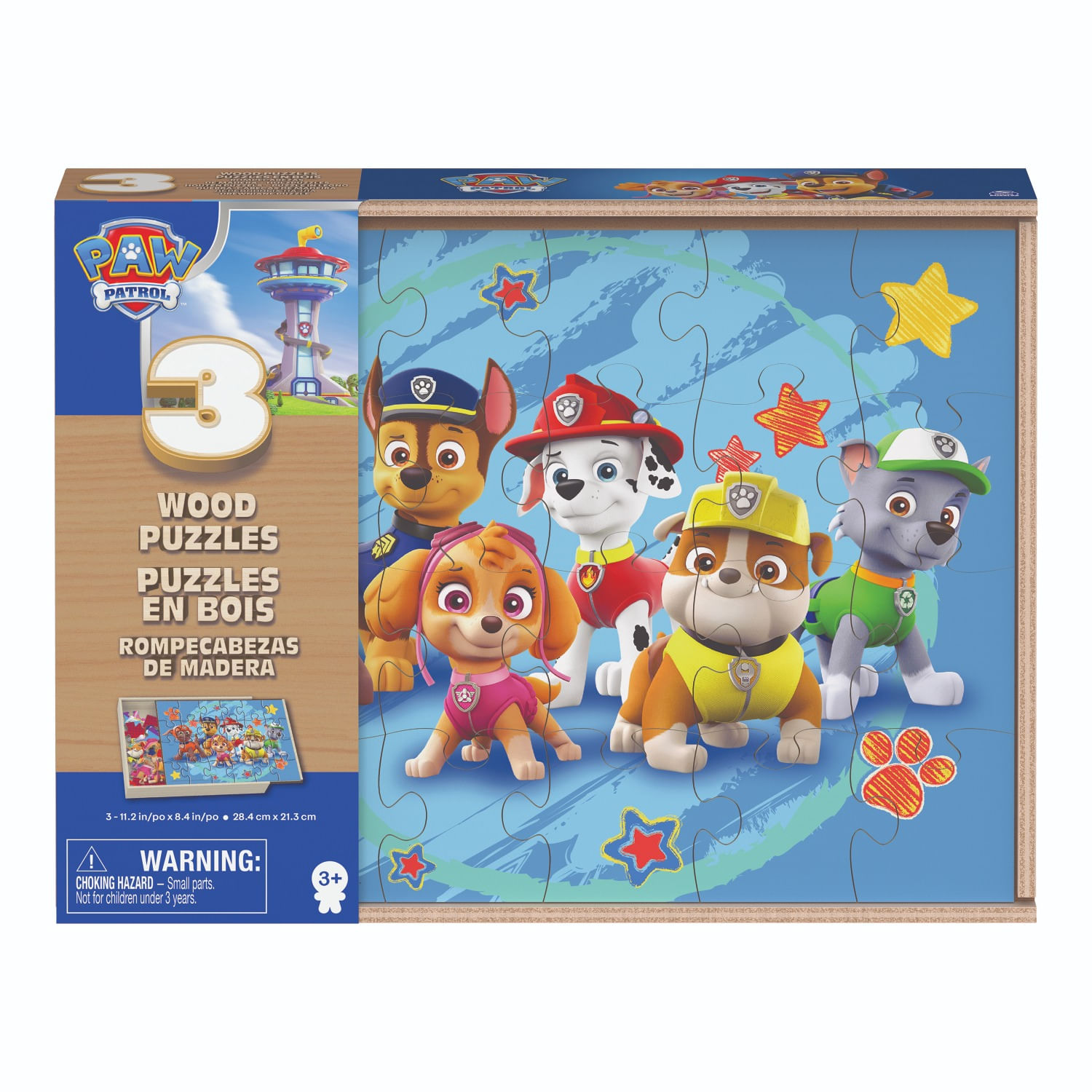 Pack X3 Rompecabezas de Madera Asst Suckot Games