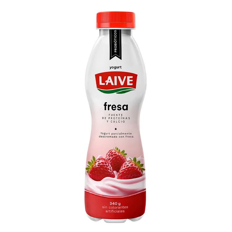 Yogurt Bebible Sabor Fresa Laive 340g