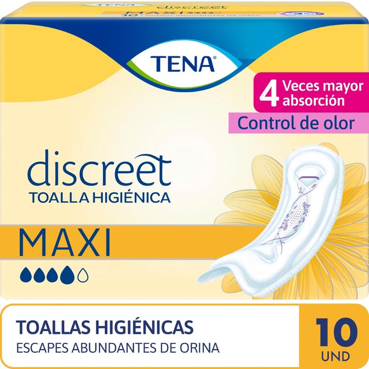 Toalla para Incontinencia Tena Discreet Maxi 10un