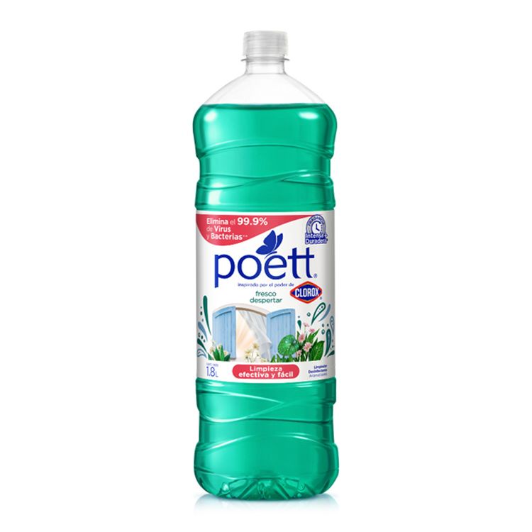 Limpiador Desinfectante Poett Fresco Despertar 1.8L
