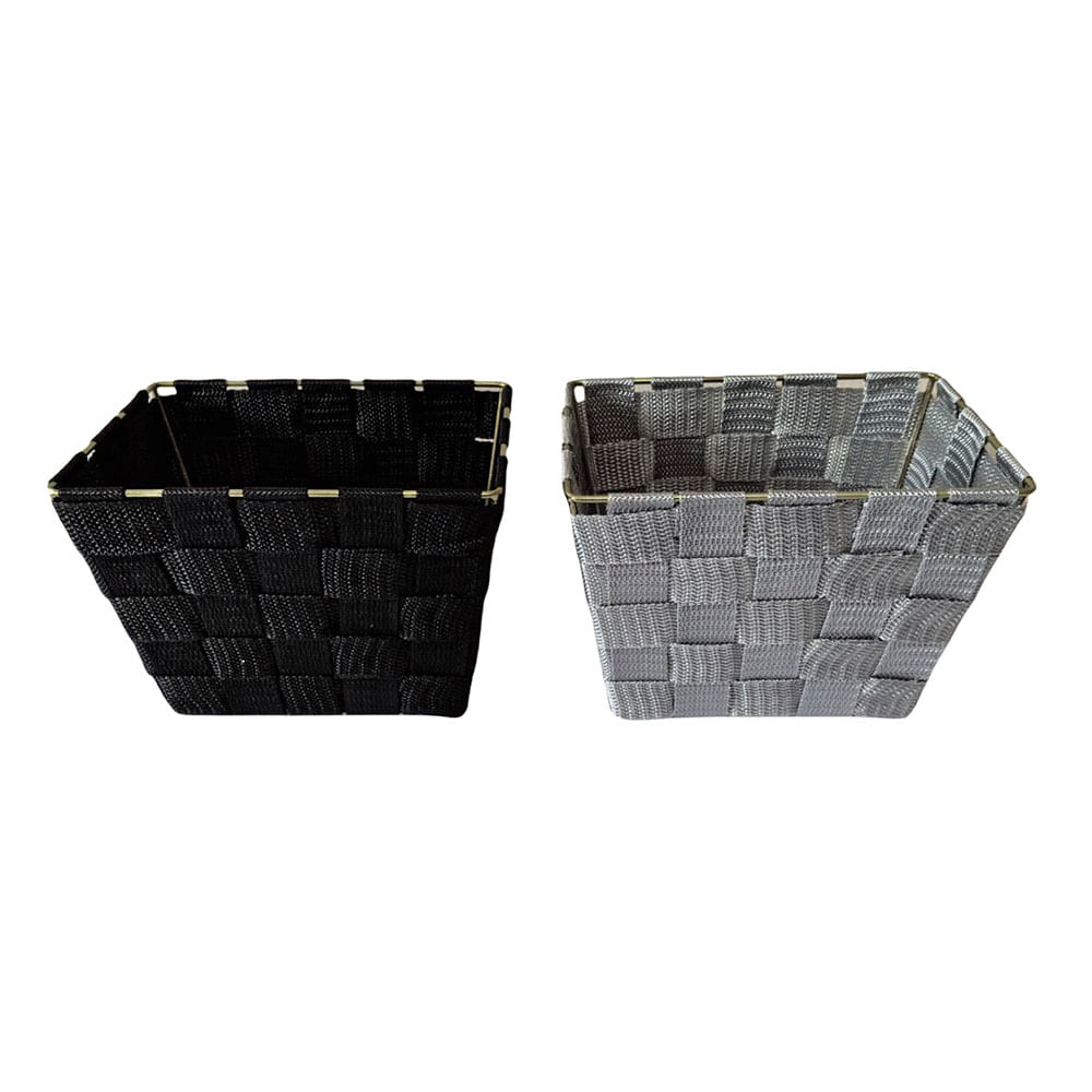 Pack Canastos Krea Blanco 2 Piezas