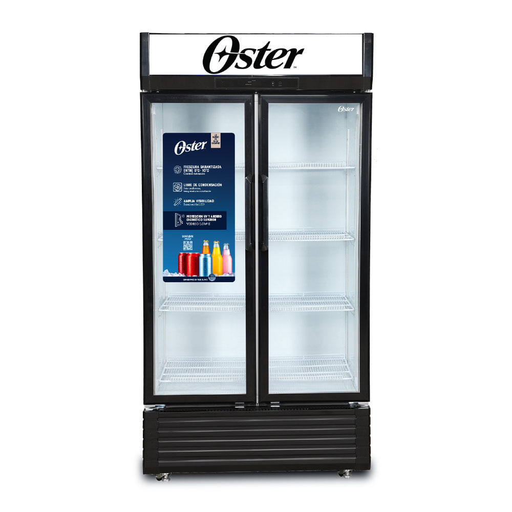 Vitrina Exhibidor No Frost Oster Os-Pvscx610B 600L