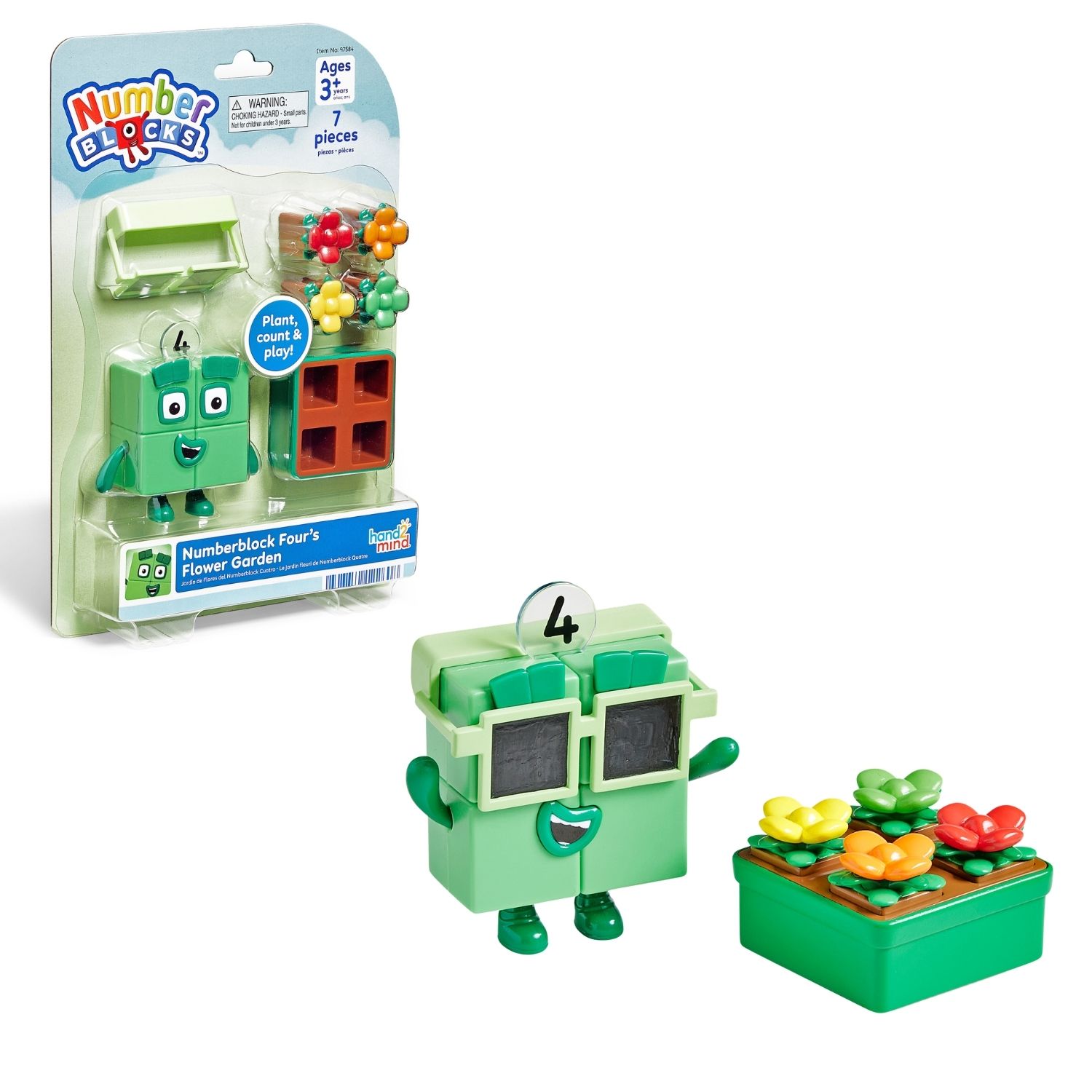 Figura Jardin del 4 Numberblocks