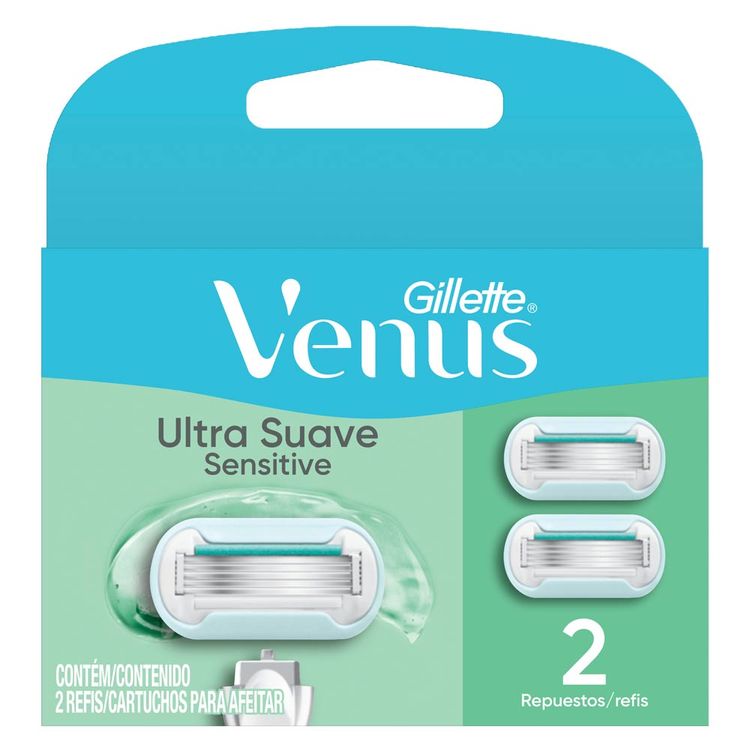 Repuesto Máquina de Afeitar Venus Ultra Suave Sensitive 2un Repuesto Máquina de Afeitar Venus Ultra Suave Sensitive 2un