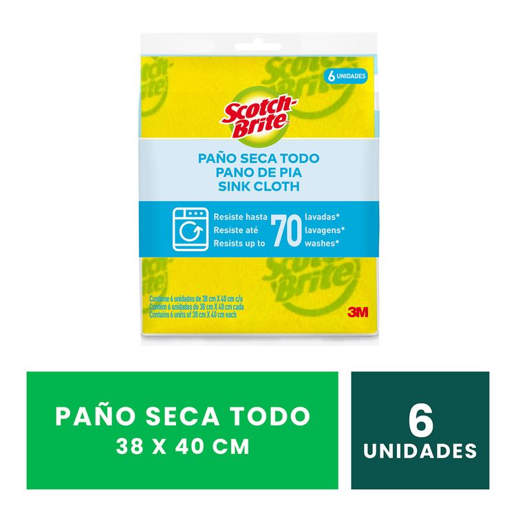 Paño Secatodo Scotch Brite 6un