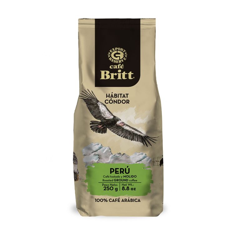 Café Molido Britt Hábitat Cóndor 250g