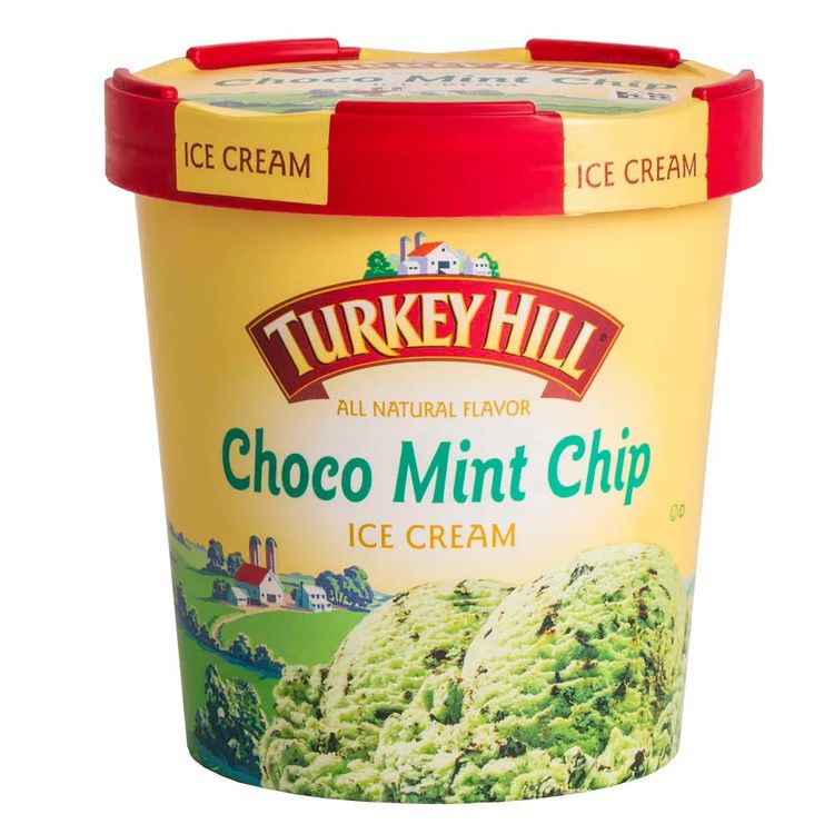 Helado de Crema Turkey Hill Choco Mint Chip 1.36L