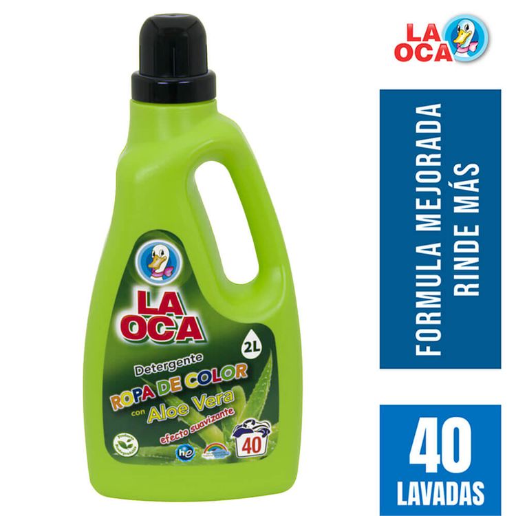 Detergente Líquido La Oca Ropa de Color 2L