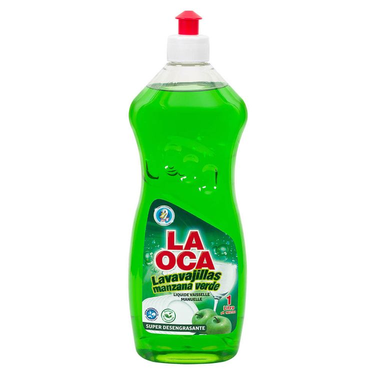 Lavavajillas Líquido La Oca Manzana Verde 1L