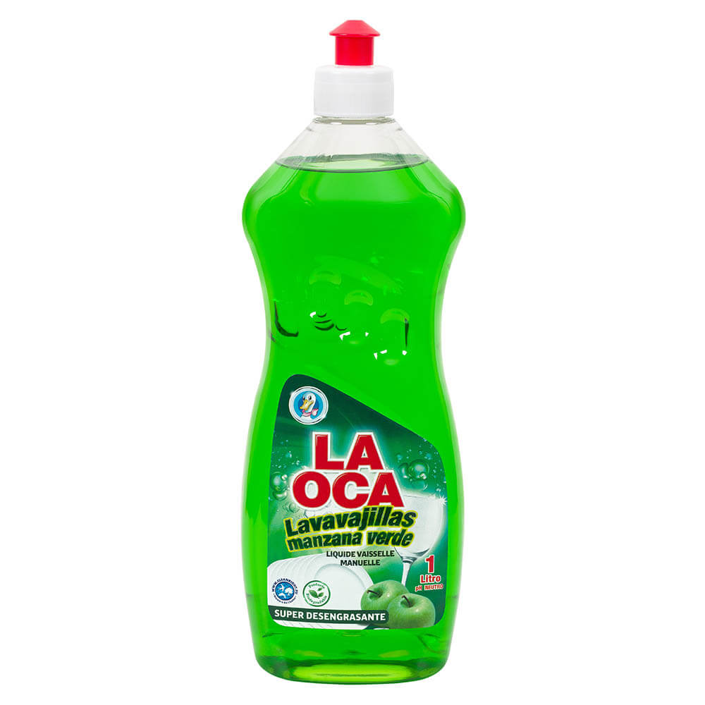 Lavavajillas Líquido La Oca Manzana Verde 1L