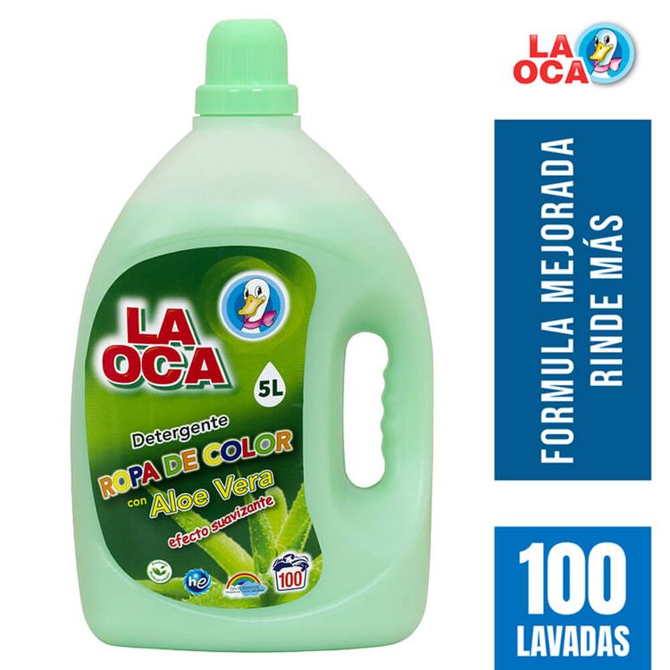 Detergente Líquido La Oca Ropa de Color 5L