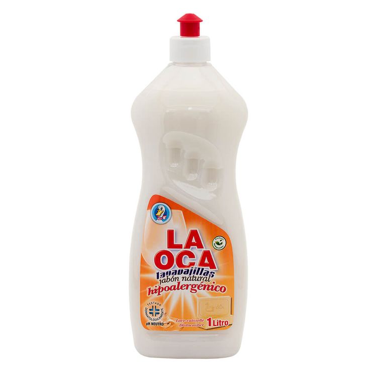 Lavavajillas Líquido La Oca Jabón Natural 1L