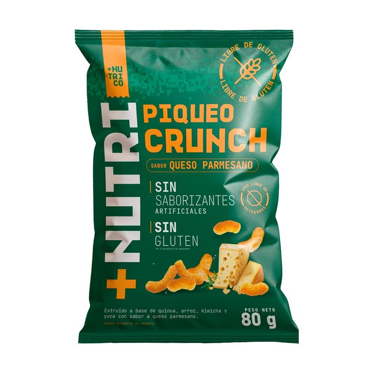 Piqueo Crunch +Nutri Queso Parmesano 80g