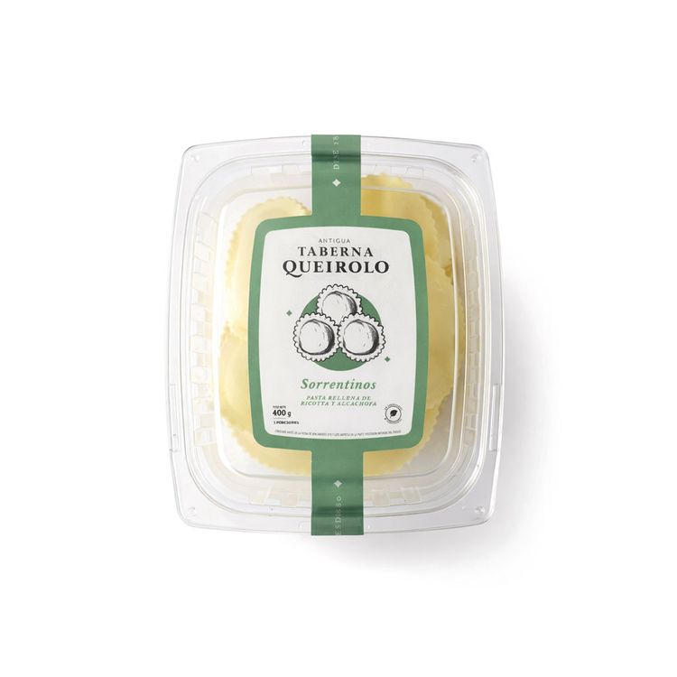 Sorrentinos Taberna Queirolo Ricotta y Alcachofa 400g
