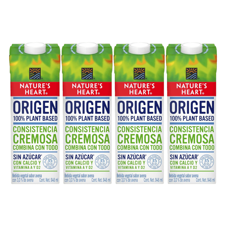 Tripack Bebida Vegetal Nature's Heart Origen Caja 946ml