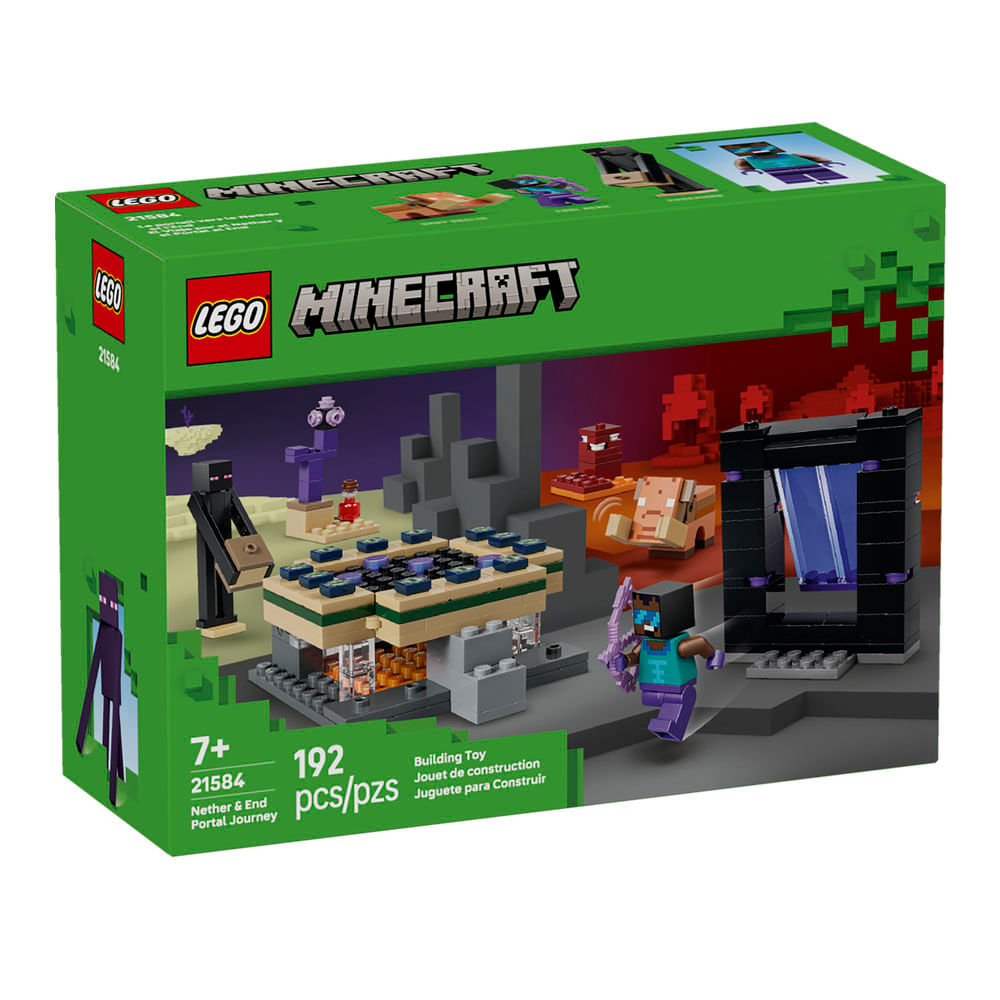 Set Lego El Viaje por El Nether y El Portal