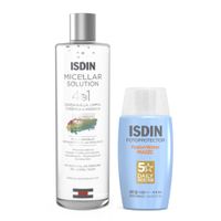 Pack Isdin : Micellar Solution + Fotoprotector Fusion Water Magic