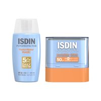 Pack Isdin Fotoprotector: Fusion Water Magic + Invisible Stick 10g