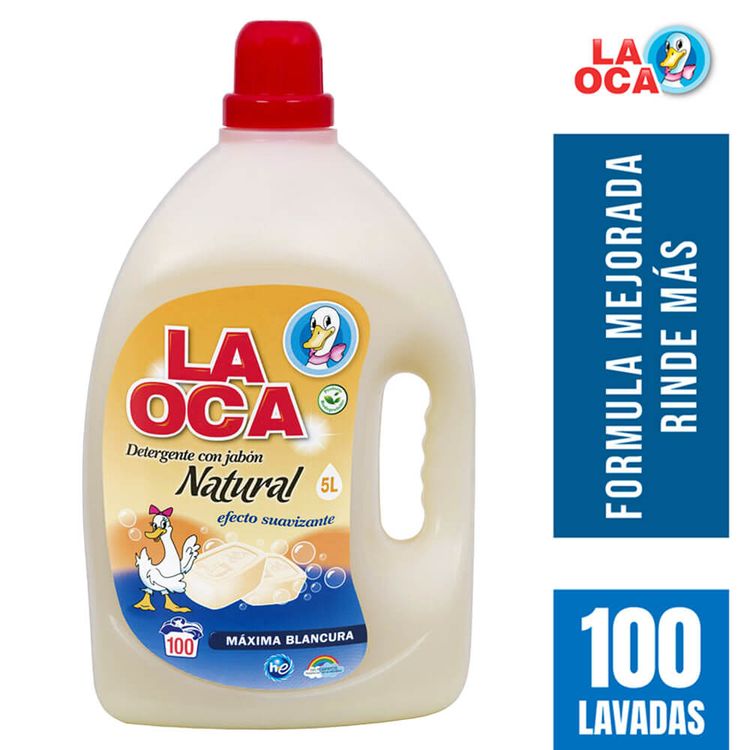 Detergente Líquido La Oca Jabón Natural 5L