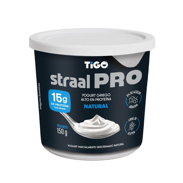 Yogurt Griego Tigo Straal Natural 150g