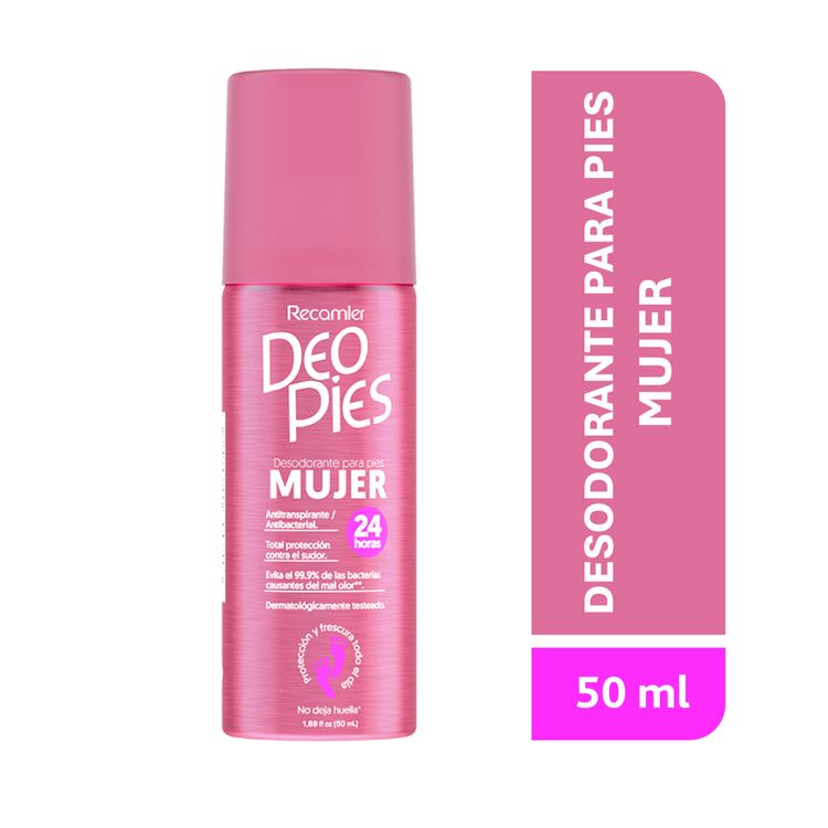 Desodorante para Pies para Mujer Deo Pies 50ml Desodorante para Pies para Mujer Deo Pies 50ml