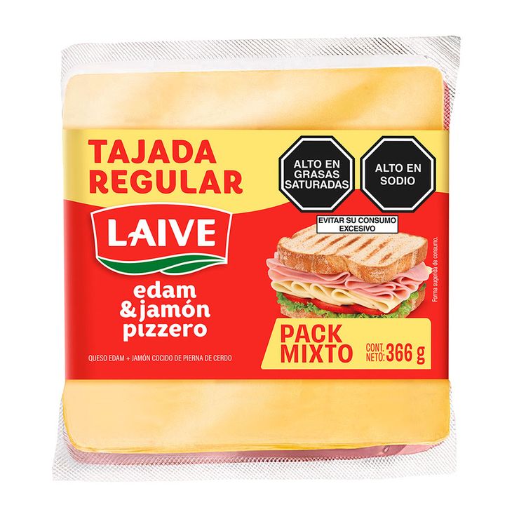 Pack Laive Mixto: Queso Edam + Jamón Pizzero