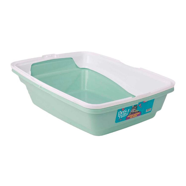 Bandeja Sanitaria Pet's Fun con Borde Verde