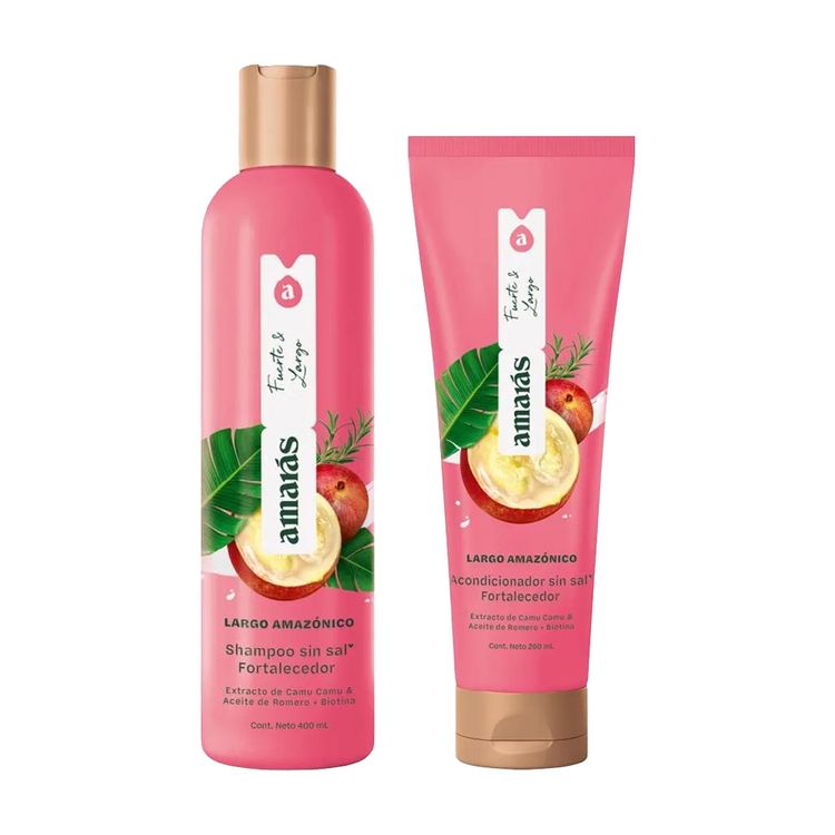 Pack Amarás Largo Amazónico: Shampoo + Acondicionador