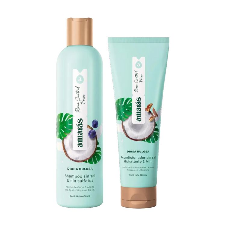 Pack Amarás Diosa Rulosa: Shampoo + Acondicionador