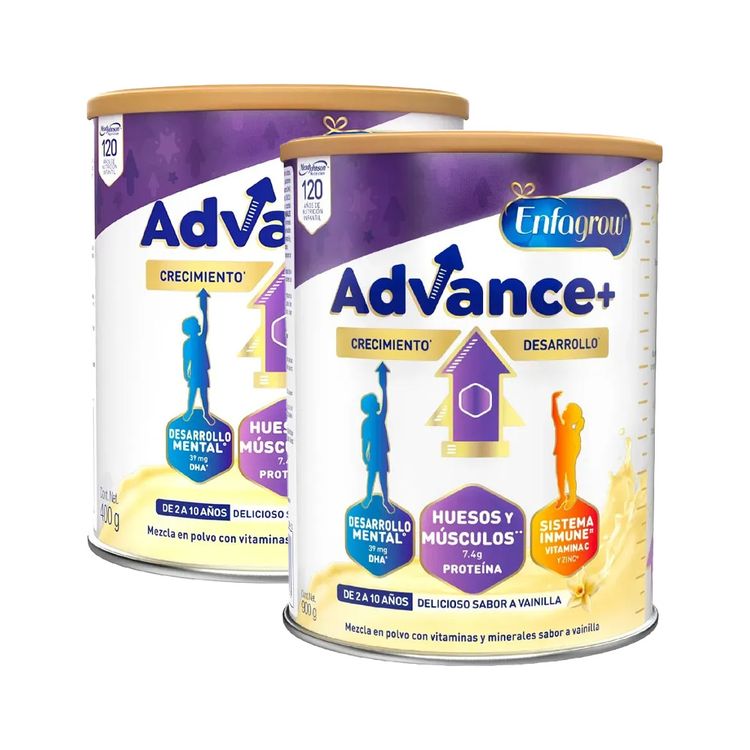 Suplemento Nutricional Enfagrow Advance+ Vainilla 900g + 400g