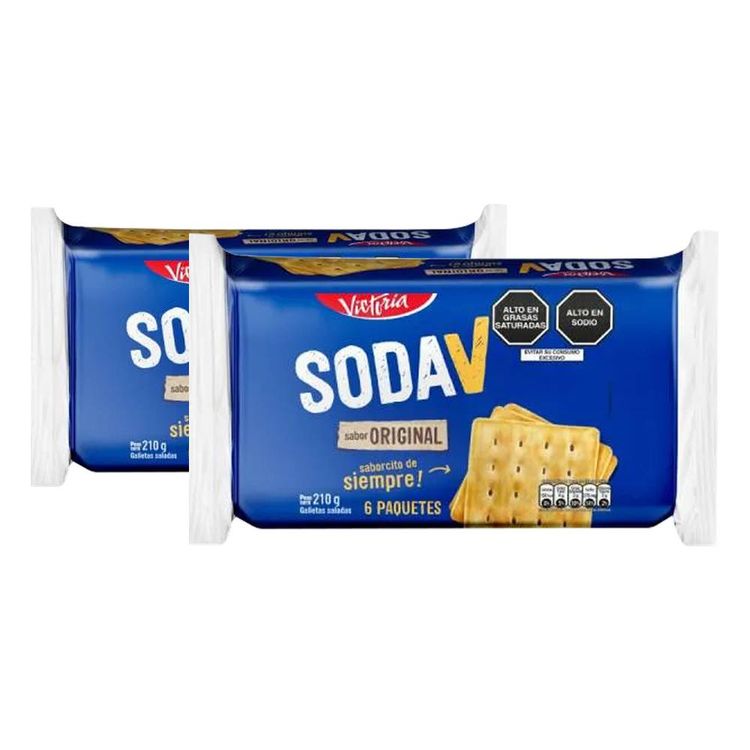 Sixpack x2 Galletas Soda V Original 35g