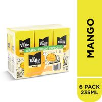 Sixpack Bebida de Mango Frugos del Valle Caja 235ml