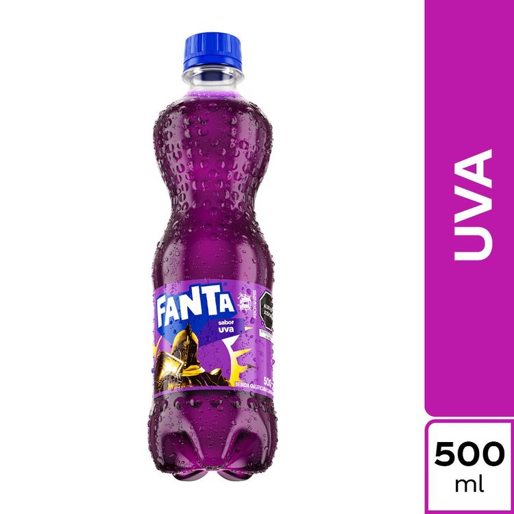 Gaseosa Fanta Sabor Uva Botella 500ml