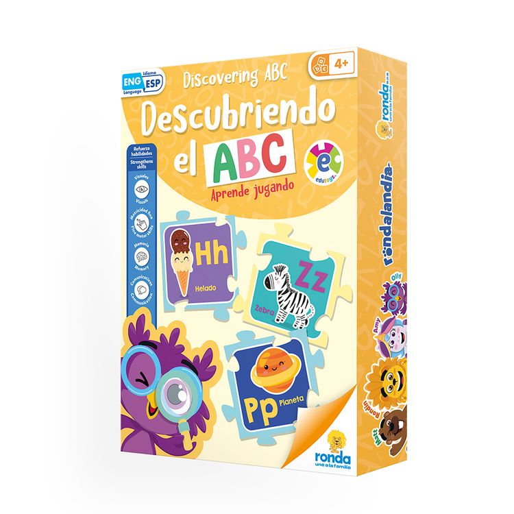 Juego de Mesa Ronda Descubriendo El ABC