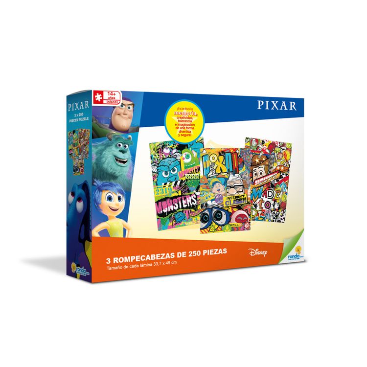 Rompecabezas Ronda Pixar 250 Pz