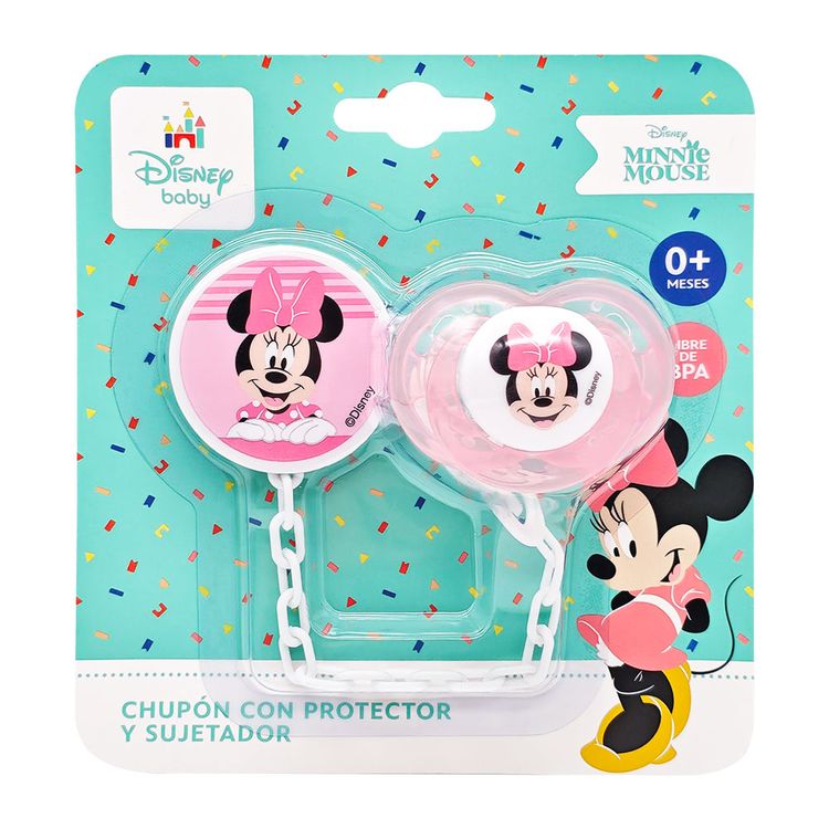 Chupón con Protector mas Sujetador Minnie Chupón con Protector mas Sujetador Minnie