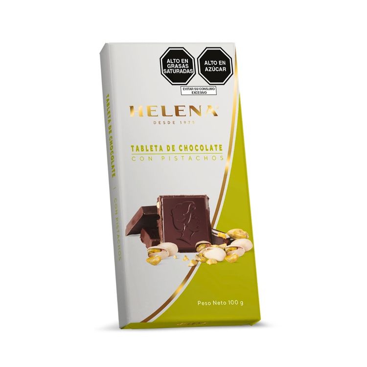 Chocolate con Pistachos Helena Tableta 100g