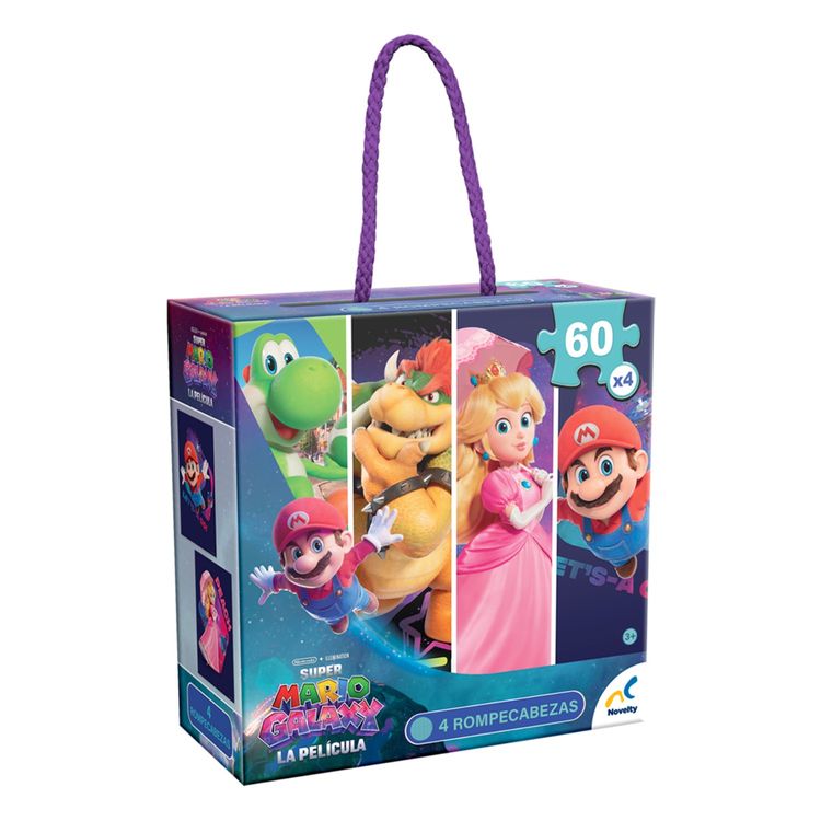 Rompecabezas 4 en 1 Mario Bros