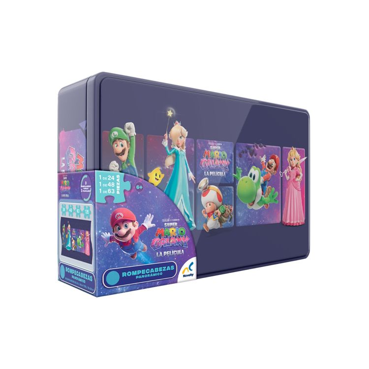 Rompecabezas Tin 3 en 1 Mario Bros