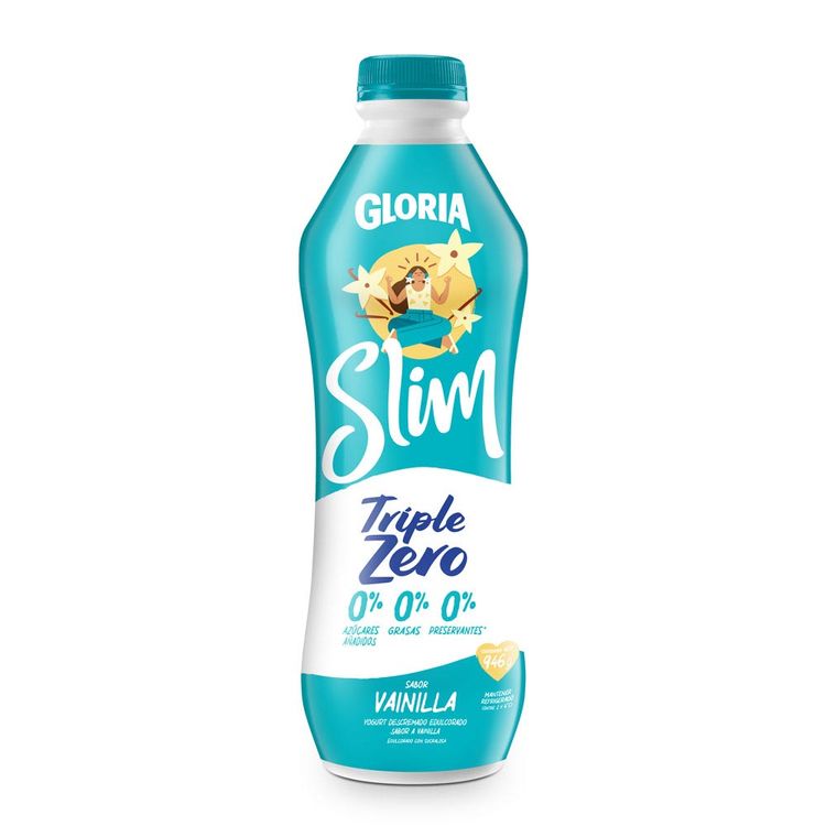 Yogurt Bebible Gloria Slim Vainilla Botella 1kg