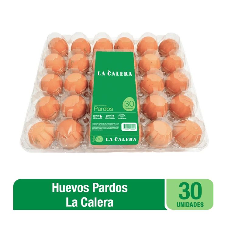 Huevos Clásicos Pardos La Calera 30un