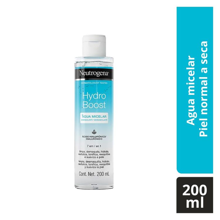 Agua Micelar Desmaquillante Neutrogena Hydro Boost 200ml