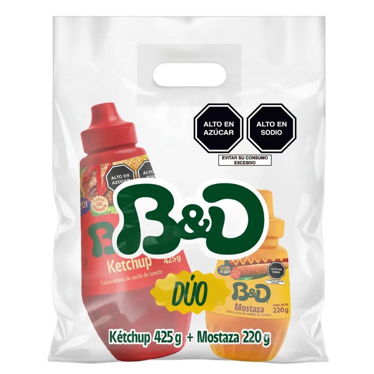 Pack Ketchup 425 g + Mostaza 220 g