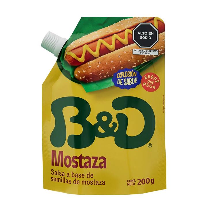 Mostaza B&D 200g
