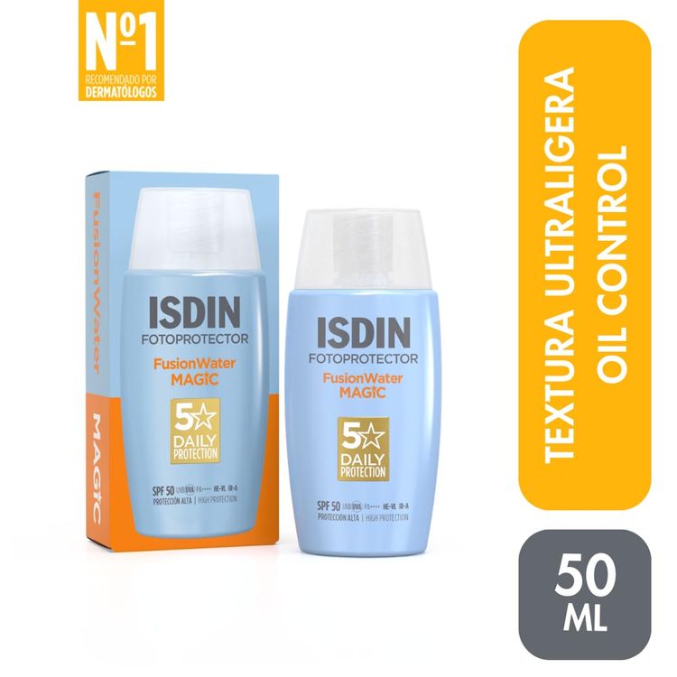 Fotoprotector Fusion ISDIN Water Magic Spf 50 50ml